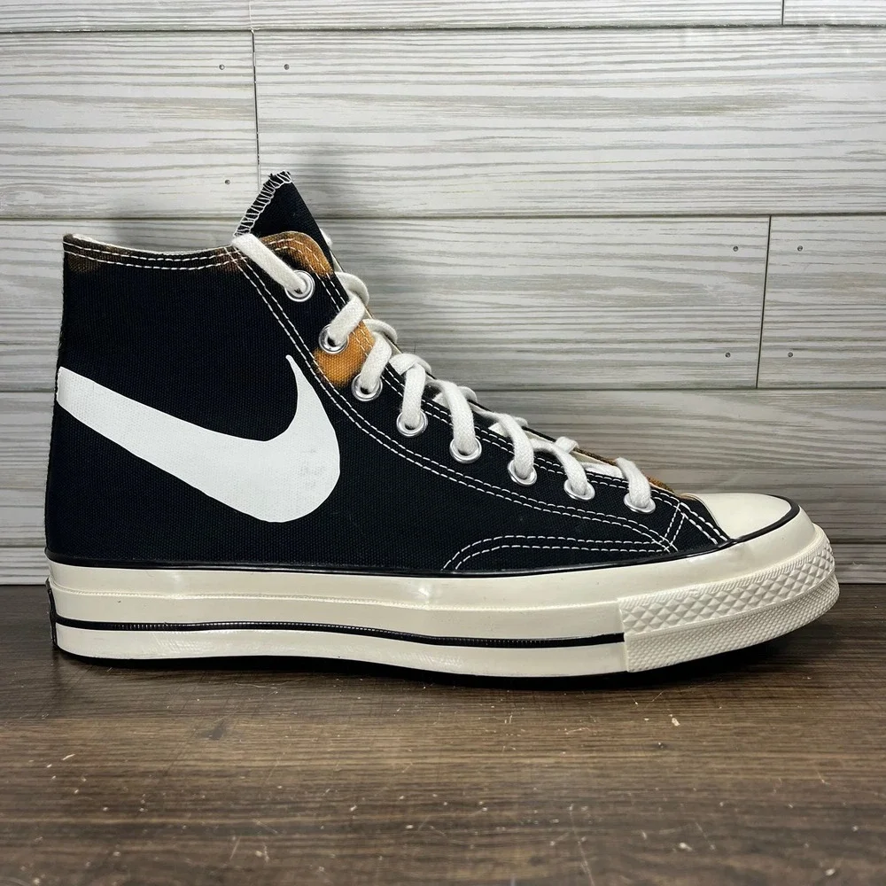 Nike Chuck 70 High Chinatown Market Bootleg Black Shoes - M 8.5 - W 10.5